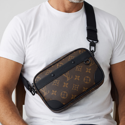 Louis Vuitton Monogram Crossbody Bag – Brown