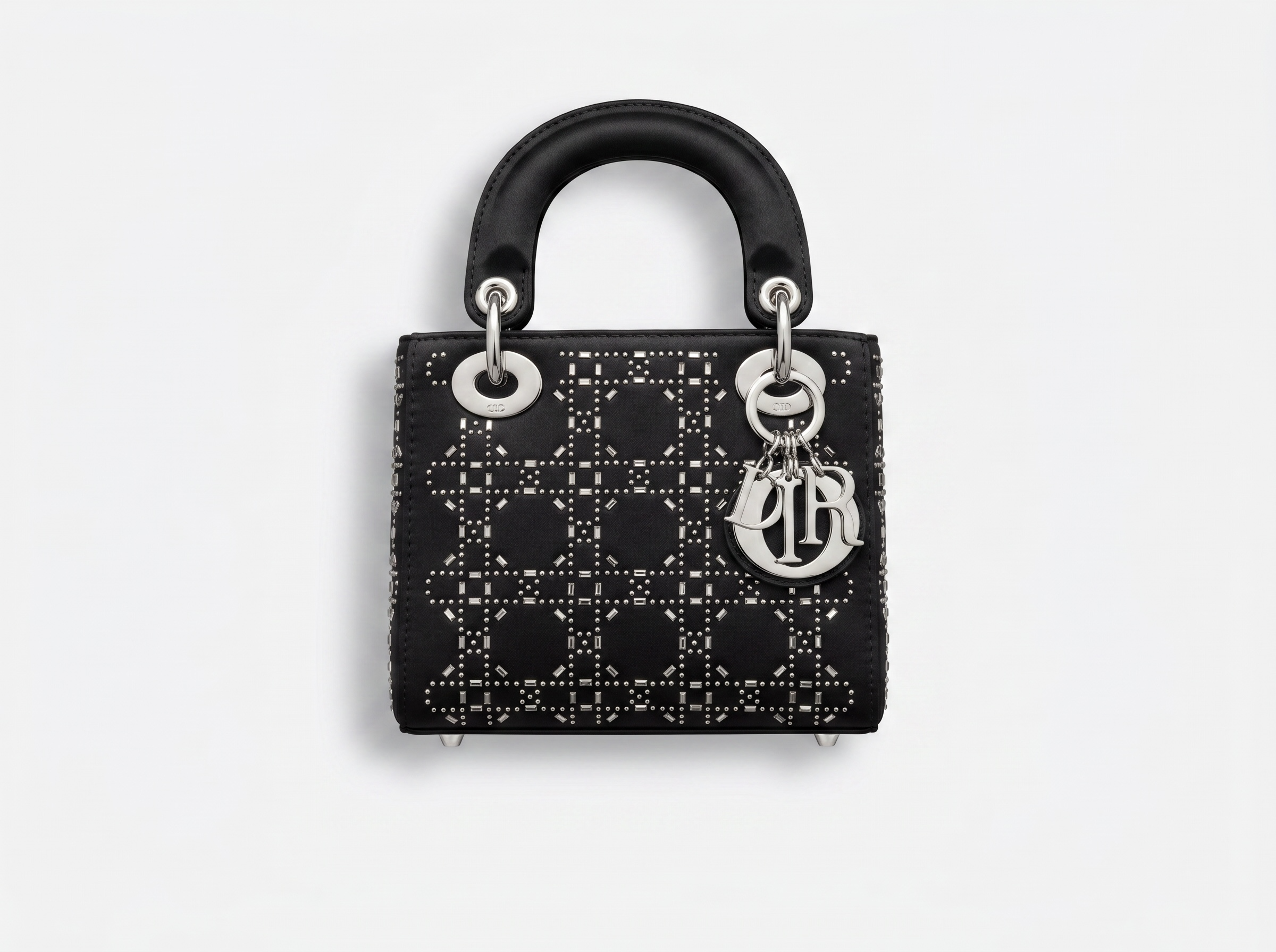 🖤 Dior Lady Dior Mini Studded Cannage Bag – Black Edition 🖤