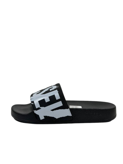 DIESEL Slides – Black & White Logo Edition ⚫⚪