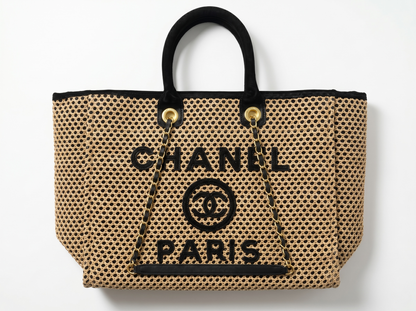 Chanel Paris Raffia Tote Bag 🖤✨