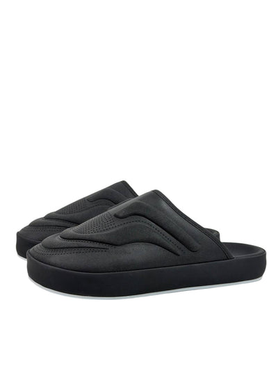 Prada Monolith Foam Slides – Black Minimal Luxury Comfort 🖤⚡