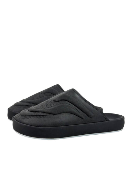 Prada Monolith Foam Slides – Black Minimal Luxury Comfort 🖤⚡