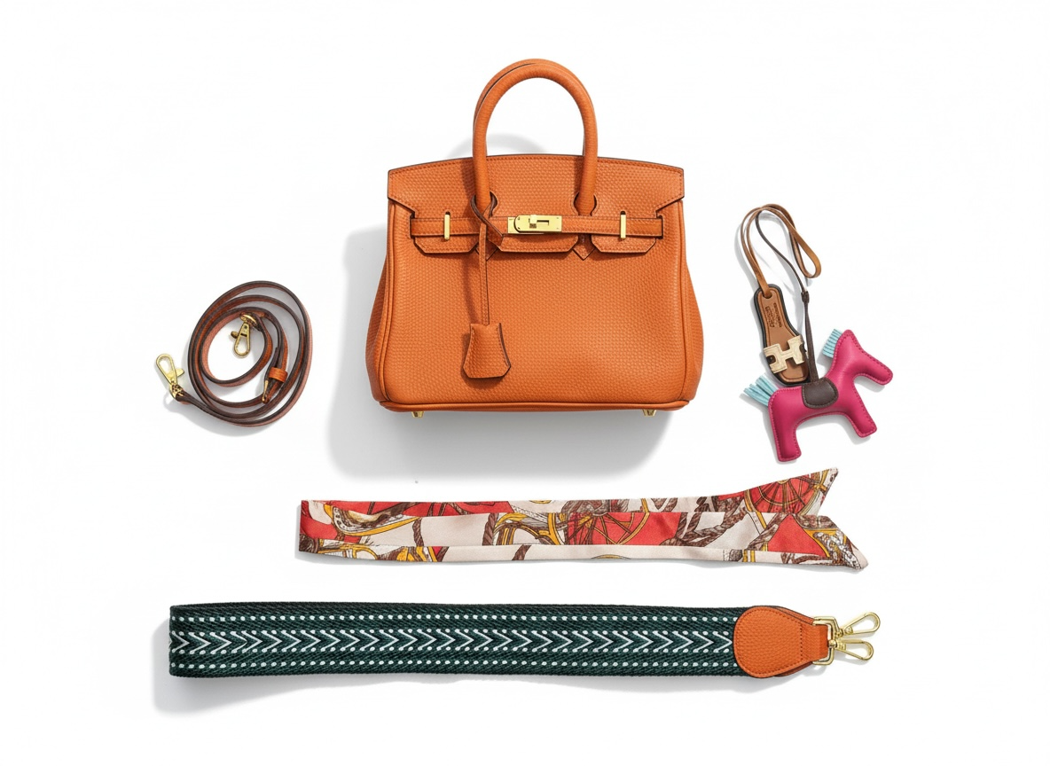 Hermès Birkin Style Orange Leather Bag 🧡✨ | Iconic Luxury Statement
