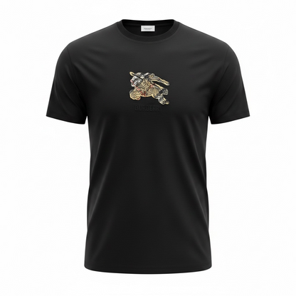 Burberry Black Graphic T-Shirt 🖤✨ Signature Knight Logo