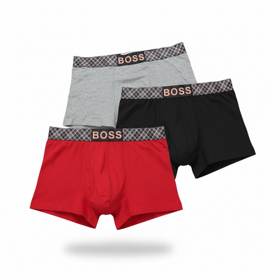 BOSS Boxer Briefs 3-Pack – Bold Comfort & Premium Everyday Fit 🩲🔥