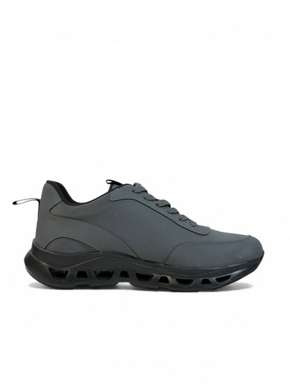 BOSS Grey Performance Sneakers 👟⚡ Modern Sport Comfort