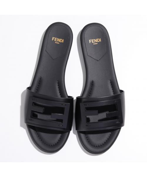 FENDI FF Logo Slides 🖤✨ | Minimal Luxury Comfort