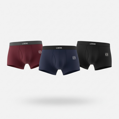 Loewe Luxury Boxer Briefs – Premium 3-Pack Set 🩲🔥