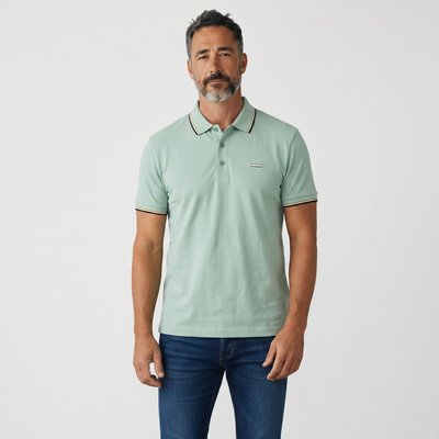 🤍✨ Hugo Boss Beige Luxury Polo Shirt – Timeless Smart Casual Essential 👔🔥