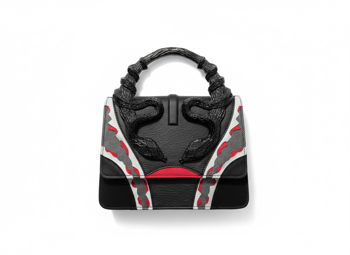 Roberto Cavalli Limited Edition Snake Detail Bag 🐍🔥✨