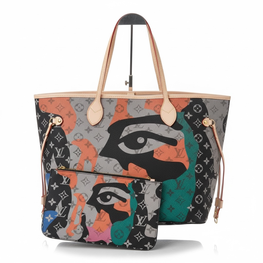Louis Vuitton Limited Edition Multicolor Artistic Monogram Tote 🎨👜✨