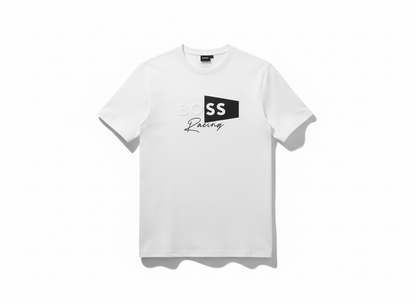 BOSS Racing White Logo T-Shirt 🤍🏁 Modern Sport Luxe