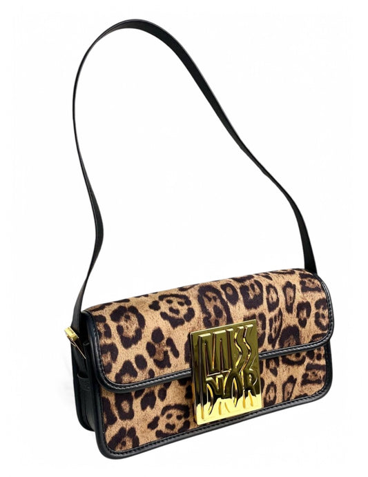 Miss Dior Leopard Print Shoulder Bag – Bold & Elegant