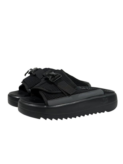 UGG Tactical Mesh Slide Sandals – Black Comfort Streetwear 🖤⚡