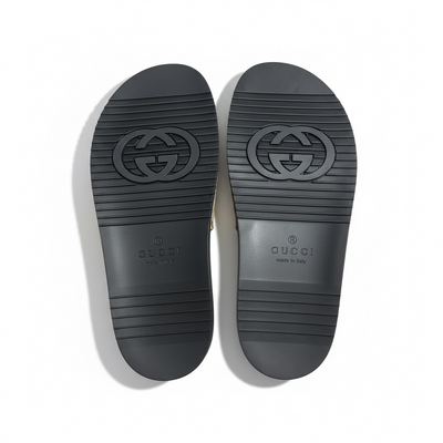 Gucci GG Canvas Platform Slides 🖤✨