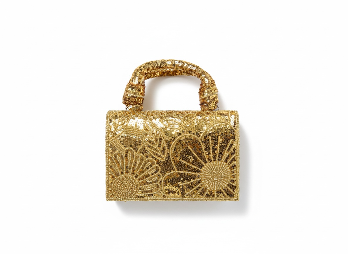 Luxury Gold Crystal Mini Handbag ✨ | Glam Statement Piece
