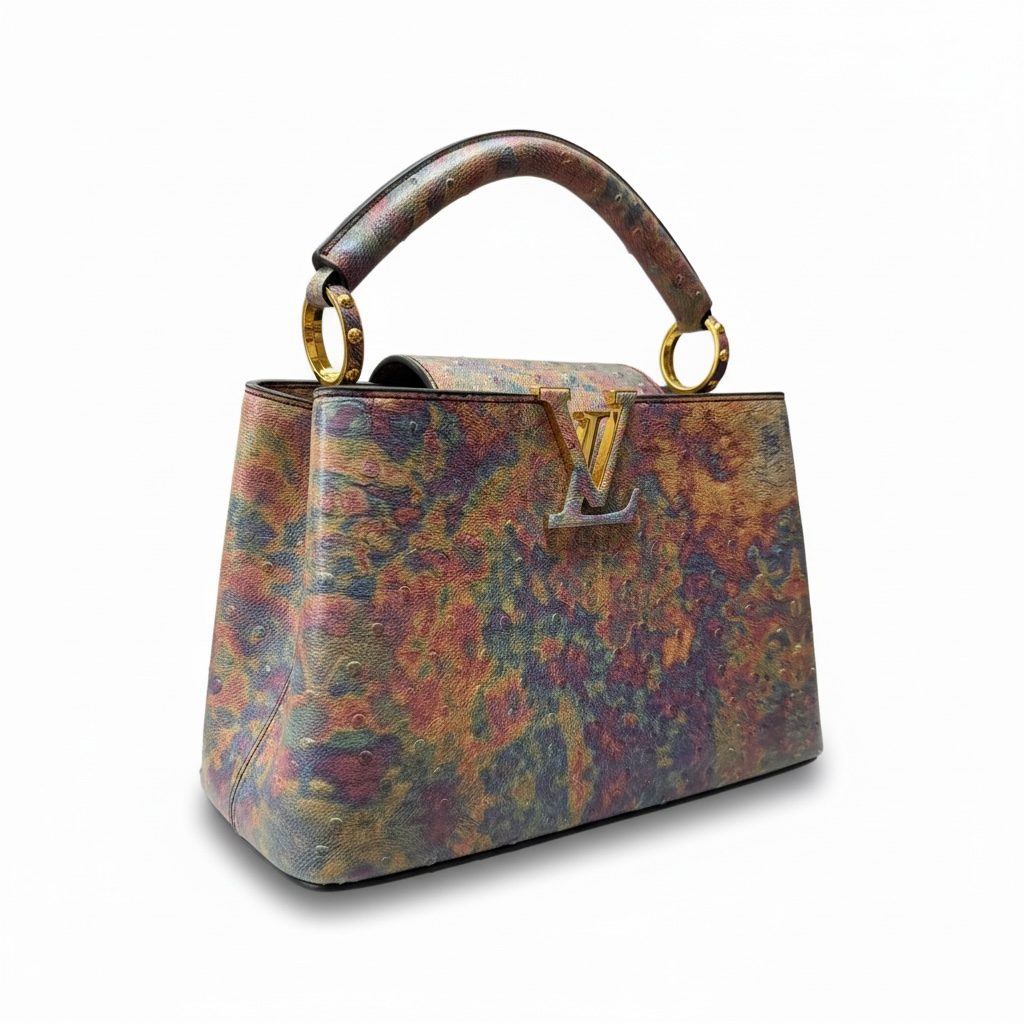 ✨ Louis Vuitton Iridescent Capucines Top-Handle Bag ✨👜 large size