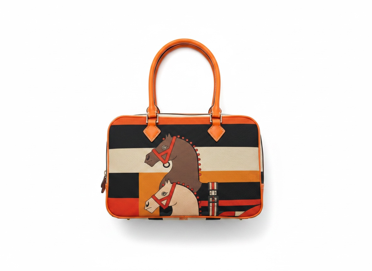 🐎 Hermès-Inspired Equestrian Heritage Top Handle Bag ✨