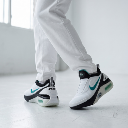 🤍⚡ Nike Air Max 90 SYSTM White Aqua Lifestyle Sneakers – Futuristic Slip-On Streetwear Shoes 👟🔥