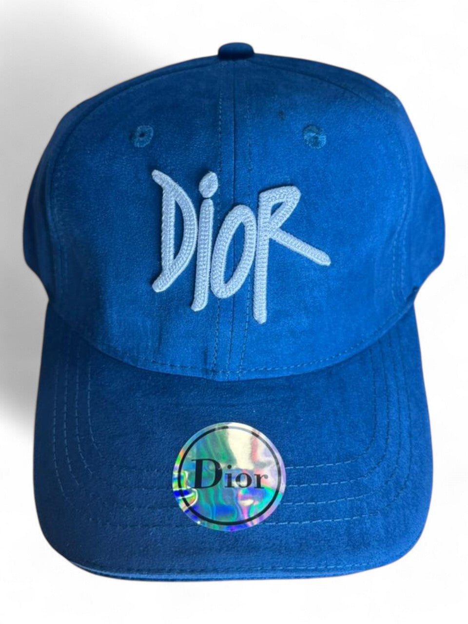 Dior Suede Script Logo Cap