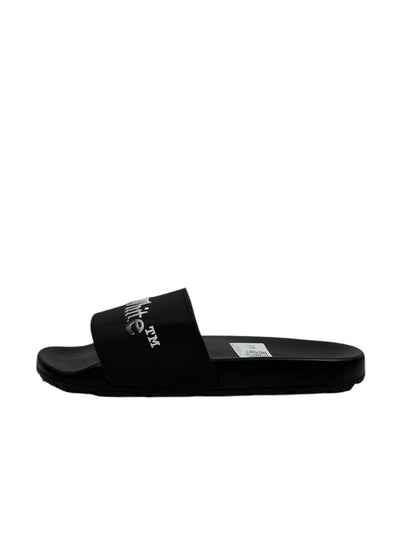 OFF-WHITE Slides – Black Logo Edition 🖤⚡