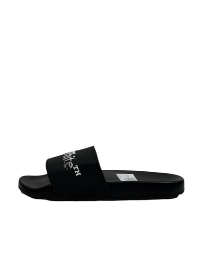 OFF-WHITE Slides – Black Logo Edition 🖤⚡