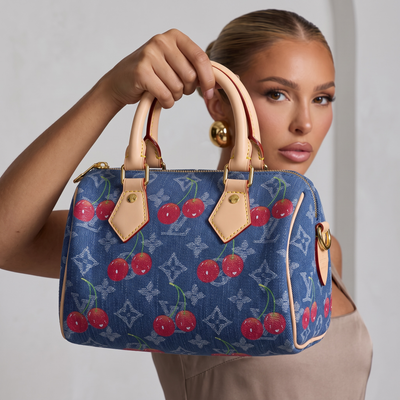 Louis Vuitton Denim Cherry Bag – Blue 🍒👜