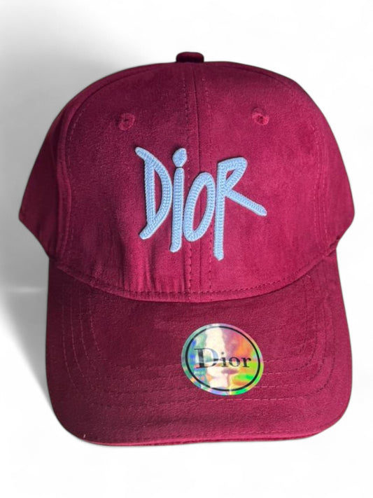 Dior Suede Script Logo Cap