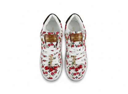 Louis Vuitton Cherry Blossom Monogram Platform Sneakers 🍒🤍