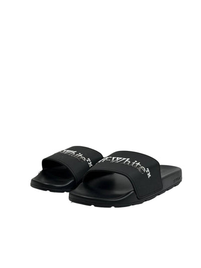 OFF-WHITE Slides – Black Logo Edition 🖤⚡