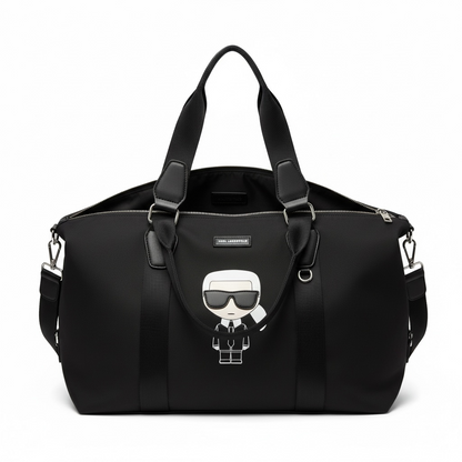 KARL LAGERFELD Icon Travel Bag 🖤🕶️ | Classic Karl Edition