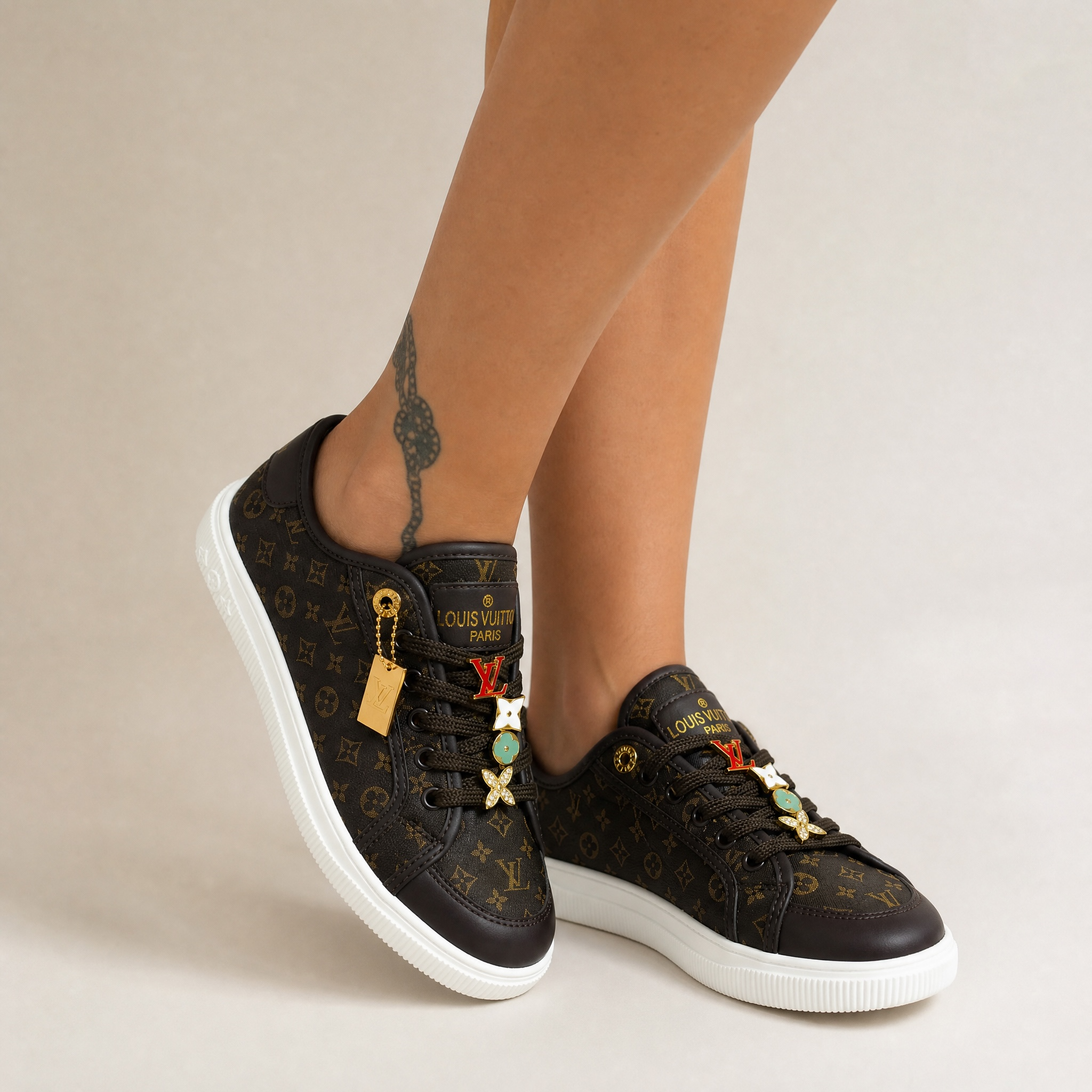Louis Vuitton Monogram Charm Sneakers 🤎✨
