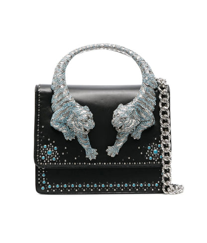 Roberto Cavalli Roar crystal-embellished shoulder bag (limited edition)