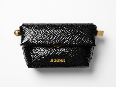 🖤 Jacquemus Patent Leather Shoulder Bag