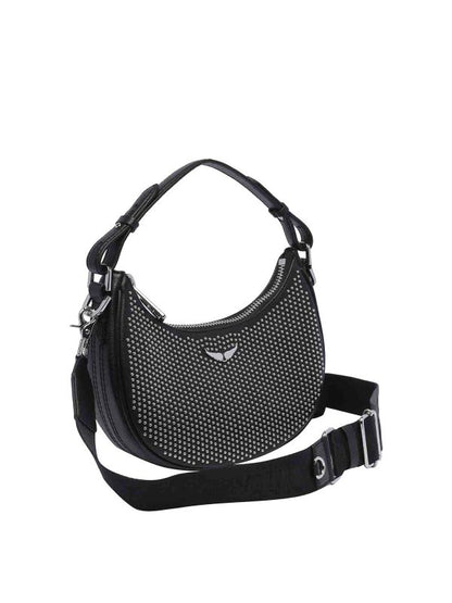 ZADIG & VOLTAIRE Studded Shoulder Bag 🖤✨ | Rock-Chic Icon