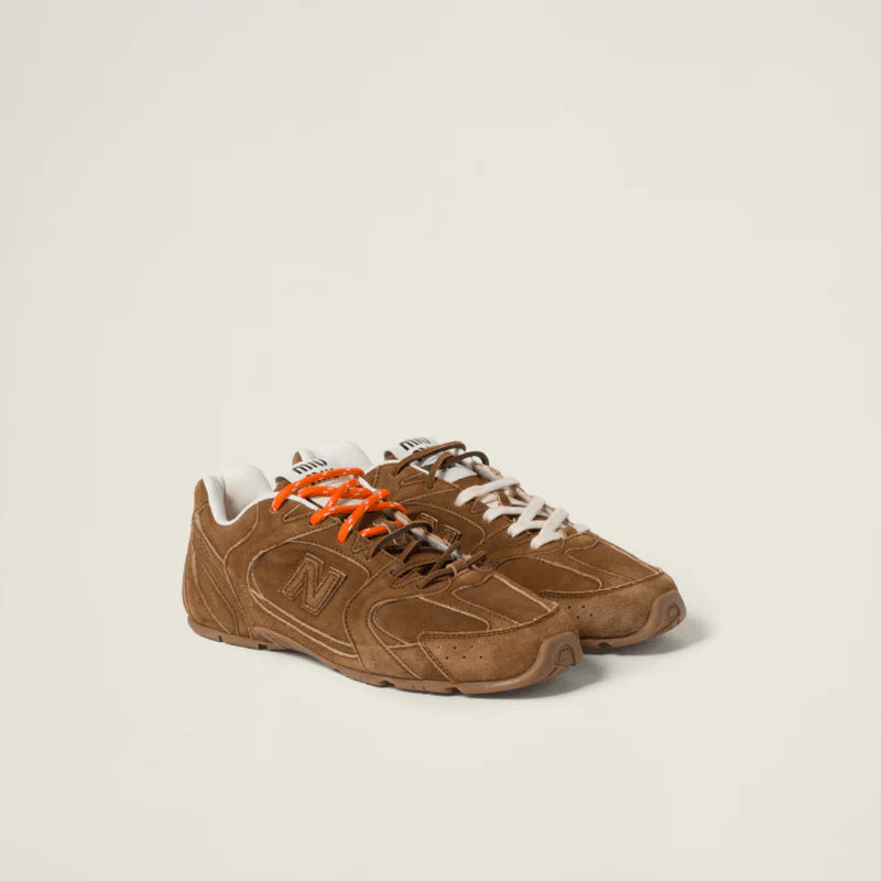 New Balance x Miu Miu 530 SL Suede Sneakers 👟🤎🔥