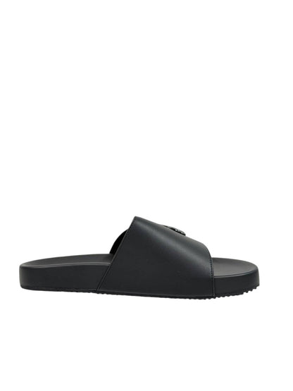 Balenciaga BB Logo Slide Sandals – All Black Edition 🖤🔥
