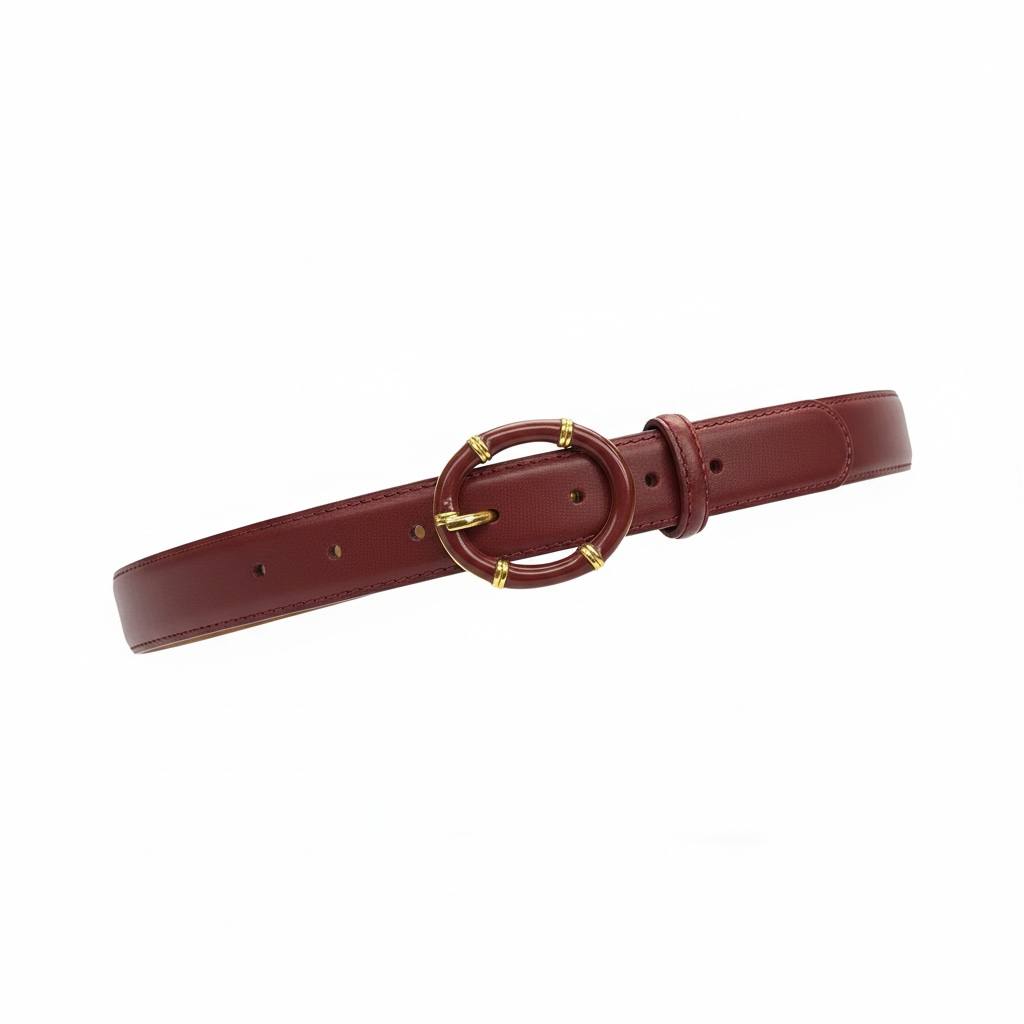 🤎✨ Gucci Burgundy Leather Belt ✨🤎