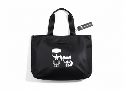 KARL LAGERFELD Icon Tote 🖤🕶️ | Karl & Choupette Everyday Bag