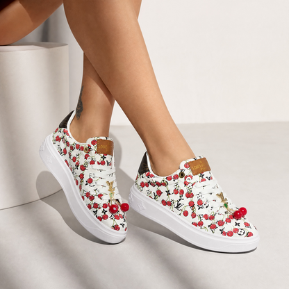 Louis Vuitton Cherry Blossom Monogram Platform Sneakers 🍒🤍