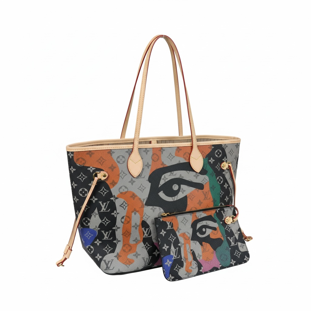 Louis Vuitton Limited Edition Multicolor Artistic Monogram Tote 🎨👜✨