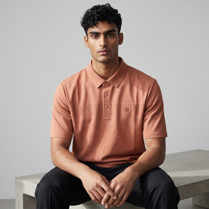 🤎✨ Dior-Inspired Luxury Polo Shirt – Elegant Modern Essential 👔🔥