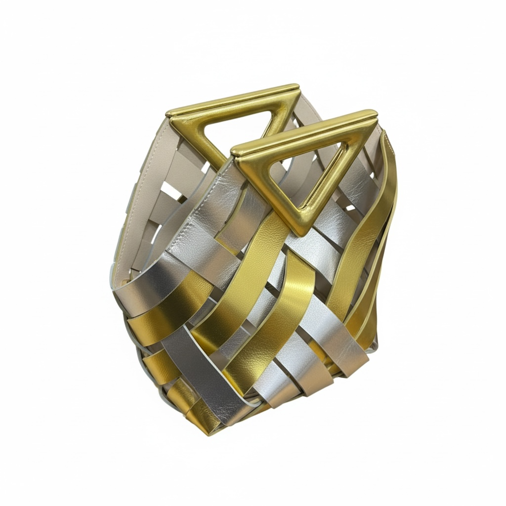BOTTEGA VENETA Metallic Knot Clutch ✨💛 | Iconic Luxury Statement