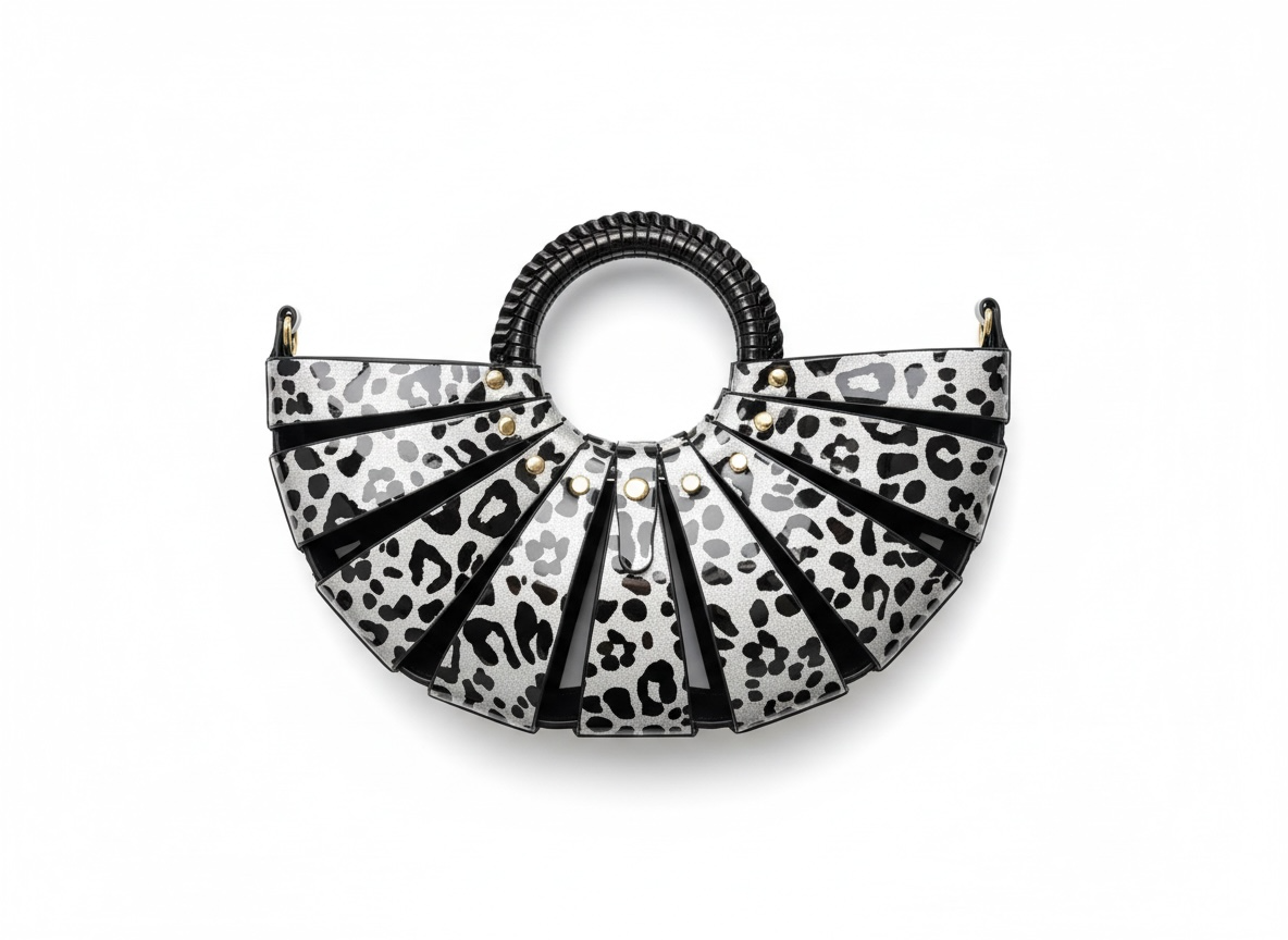 Bottega Veneta Leopard Arc Handle Bag 🐆✨ Sculptural Statement Luxury Handbag