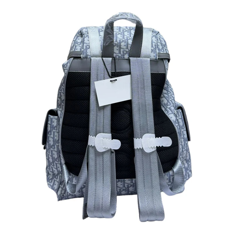 Christian Dior Oblique Gray Backpack