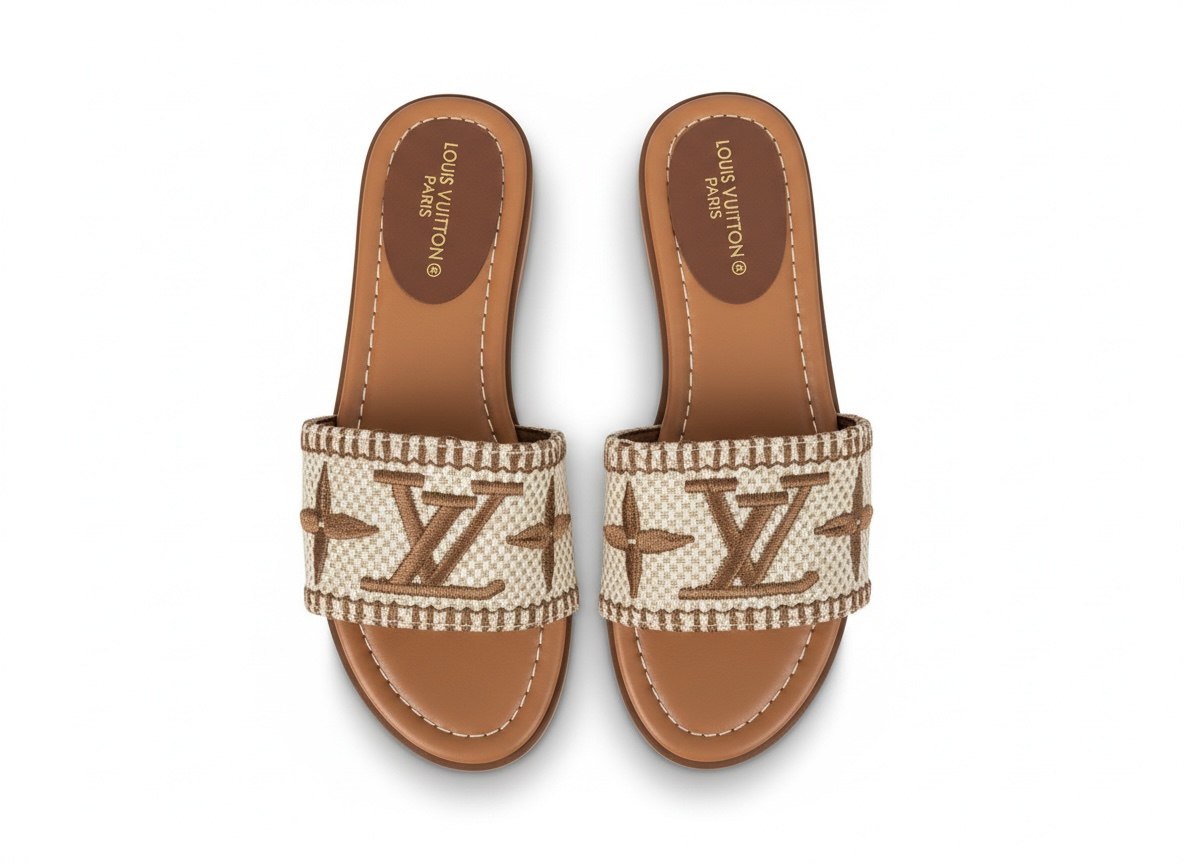 LOUIS VUITTON Monogram Slides 🤎✨ | Effortless Summer Luxury