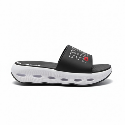 Nike Air Cushion Slides Black & White ⚫🤍 | Elevated Comfort Edition 👟🔥
