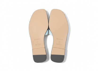 Hermès-Inspired Pink Flat Slides 💗✨