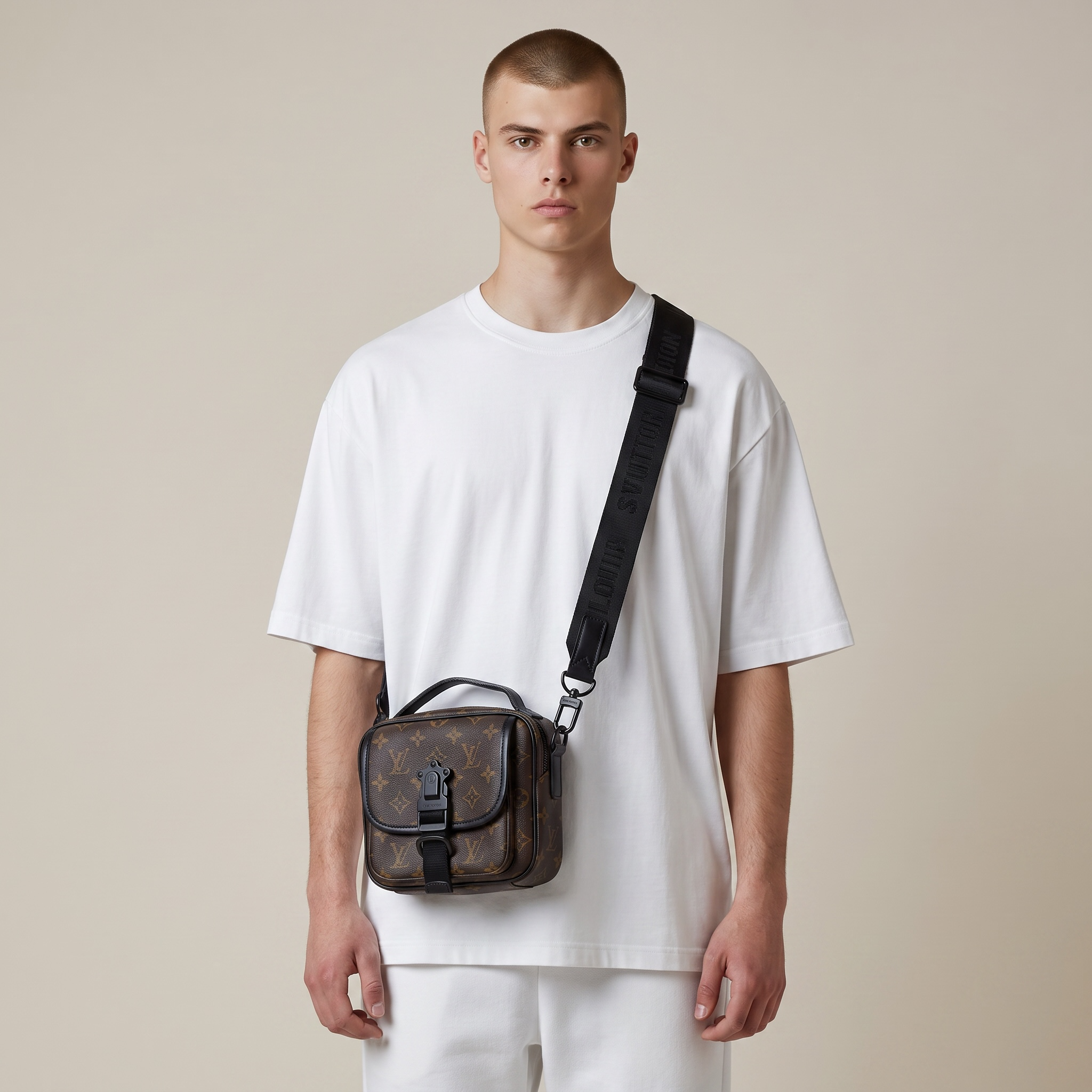 🤎 Louis Vuitton Monogram Utility Crossbody Bag – Brown
