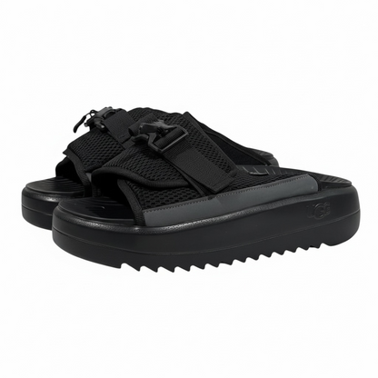 UGG Tactical Mesh Slide Sandals – Black Comfort Streetwear 🖤⚡